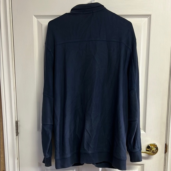 Calvin Klein Blue Zip Up Sweater - Picture 5 of 5